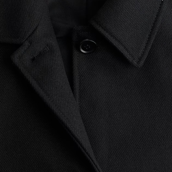 H&M Selection Premium Quality. Wool Brand New Maxi Coat. Colour: Black. XL size - Picture 2 of 3